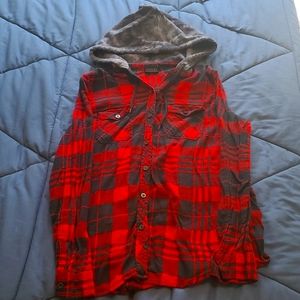 Small Hooded flannel